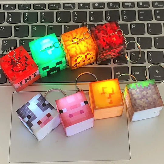 LED Light USB Car Keychain Gifts