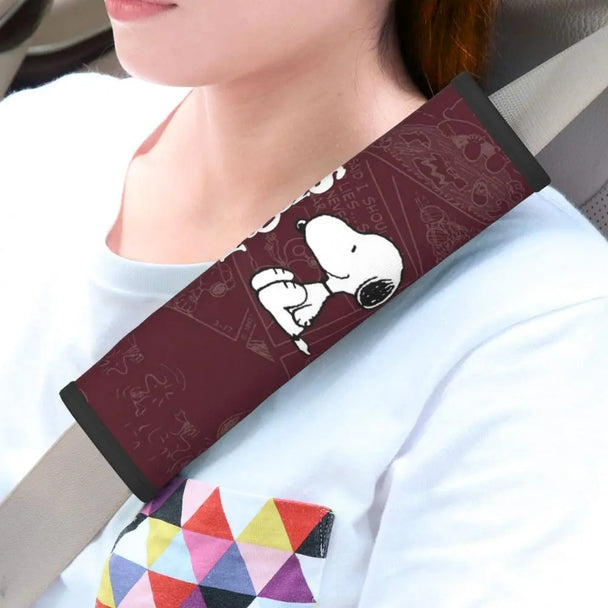 Snoopys Car Seat Belt Pads 2 PCS