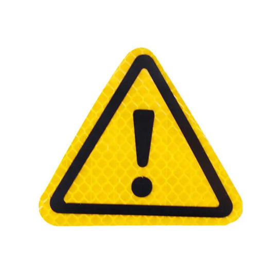 reflective triangle stickers