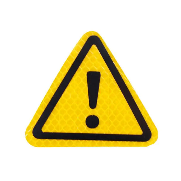 reflective triangle stickers