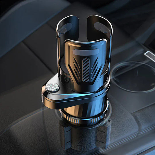 Dual cup holder expander for car
