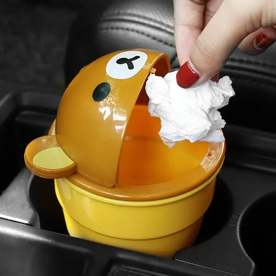 cute car trash can