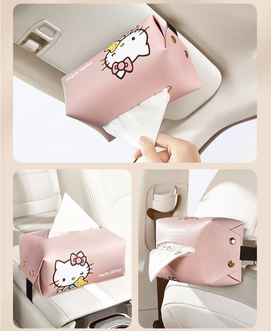 Hello Kitty Car Box Tissue Holder