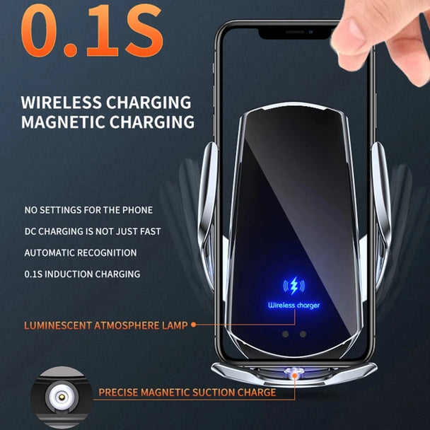 Wireless charging phone holder car