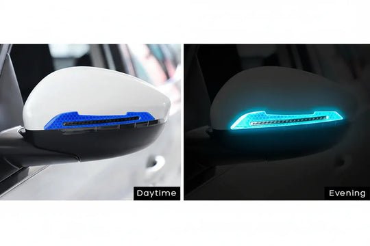 Blue Reflective Stickers for Enhanced Car Safety and Visibility
