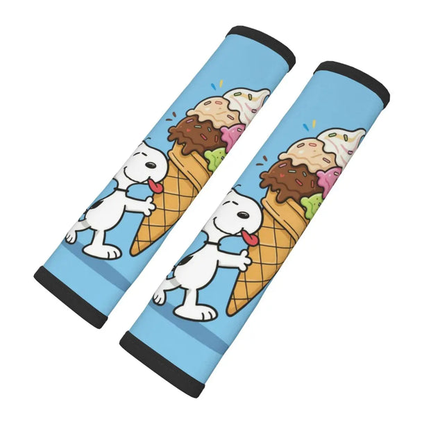 Snoopys Car Seat Belt Pads 2 PCS