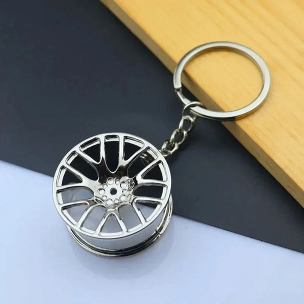 Mini Creative Wheel  Car Keychain