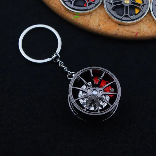 Creative Metal Wheel Keychain For Men
