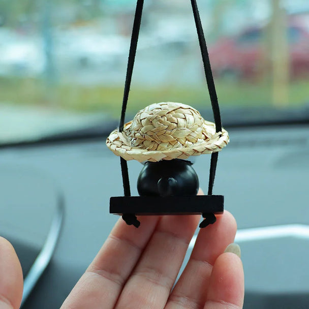 Cute Panda Car Mirror Hanging Accessories