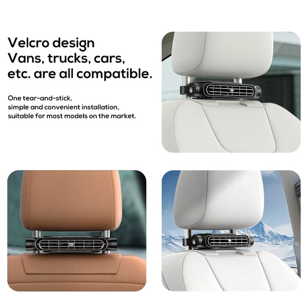 Mini fan for car seat