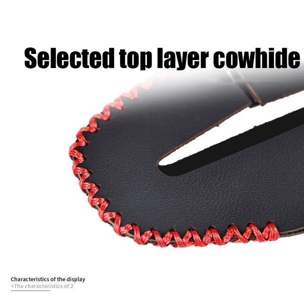 Leather Seat Belt Clip Cover