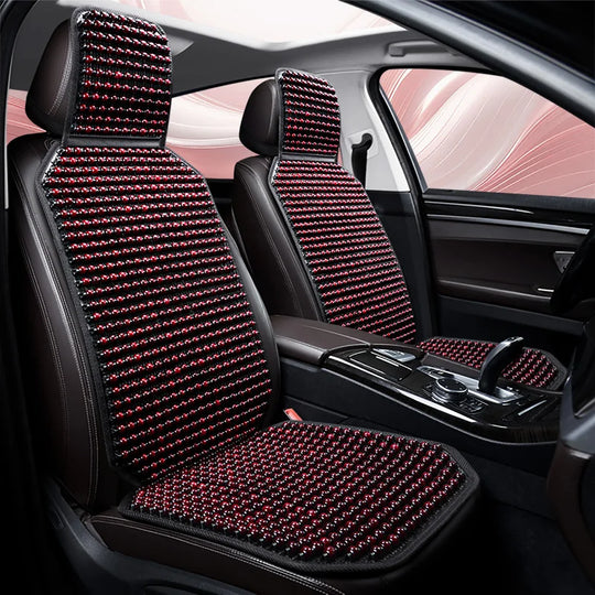 Beaded Car Seat Cover – Premium Wooden Bead Seat Cushion for Ultimate Comfort