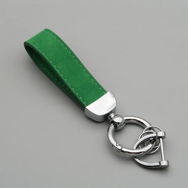 Leather Car Keychain for Men and Women