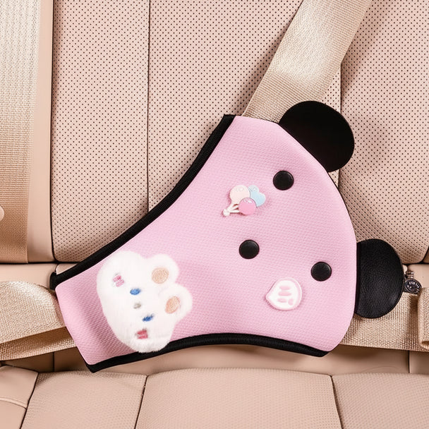 Kid'S Seat Belt Cover Pad, Neck & Abdomen Cushion For Child