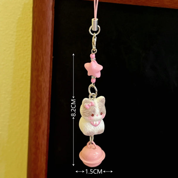 Cute Cat Keychain For Car