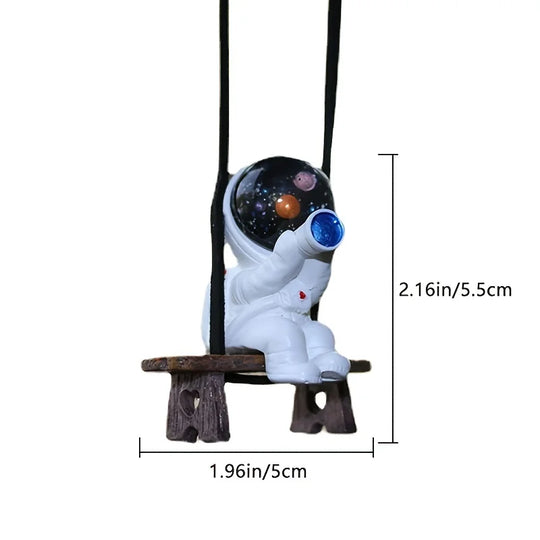 Astronaut Car Hanger Mirror