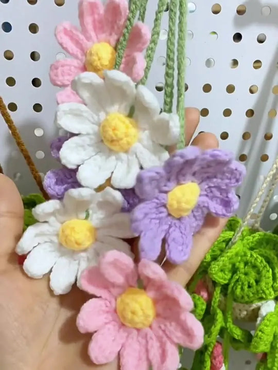 Hanging Daisy Flower Car Accessories