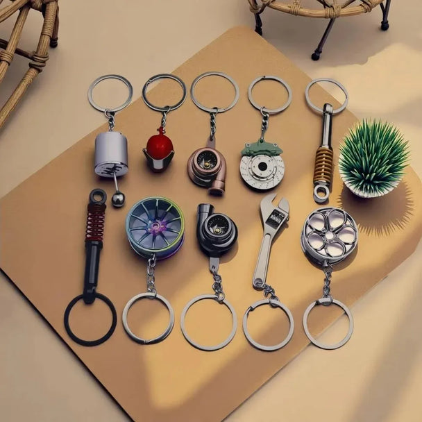 Mini Creative Wheel  Car Keychain
