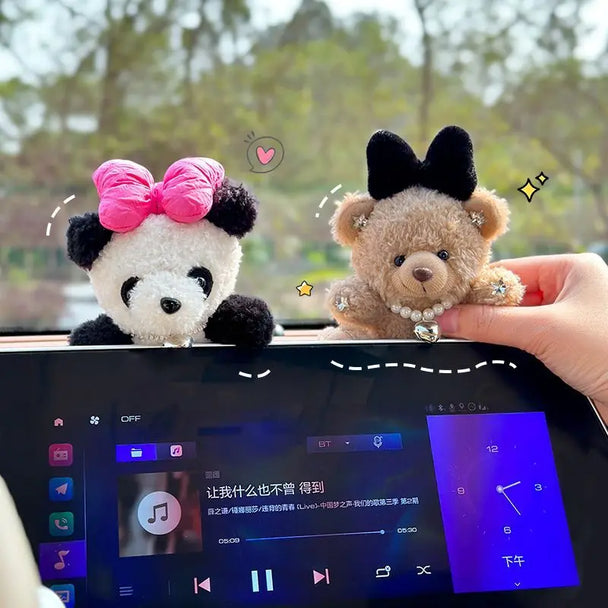 Bear Plush Seat Belt Shoulder Cover