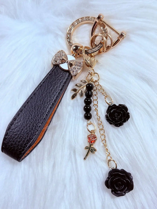 Elegant Crystal Car Key Accessory