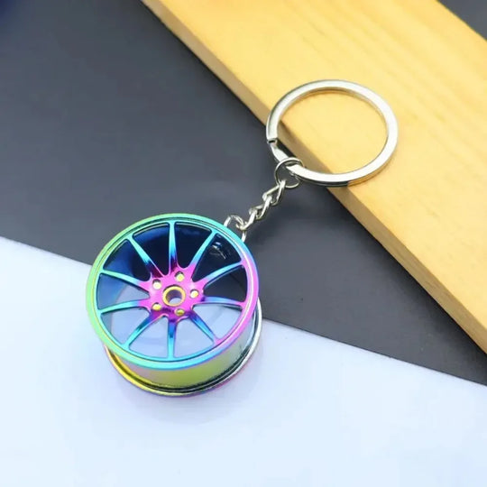 Mini Creative Wheel  Car Keychain