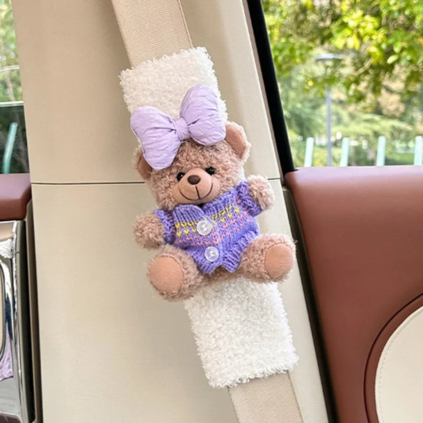 Cute Bear Car Seat Belt Shoulder Cover