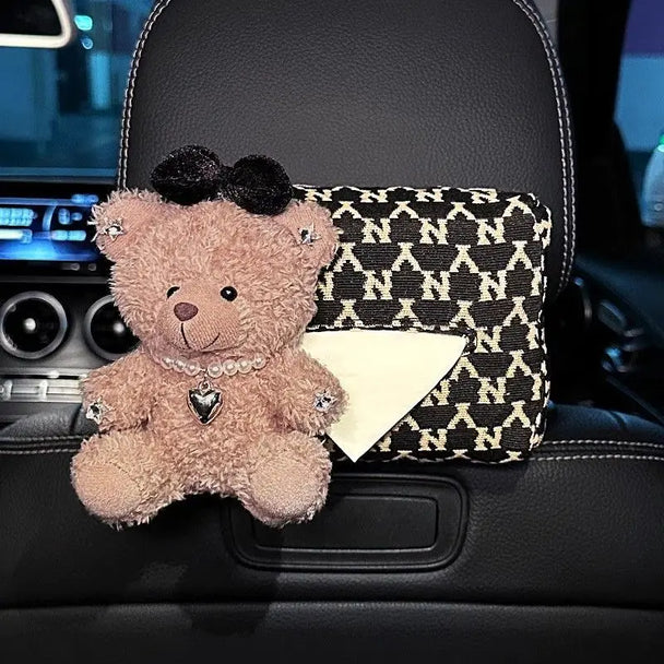 Bear Plush Seat Belt Shoulder Cover