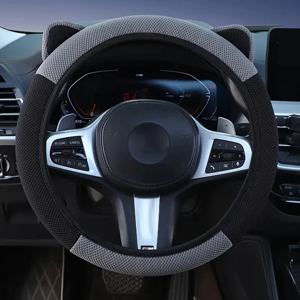 Car Steering Wheel Cover Anti-slip |  Cat Ears Design