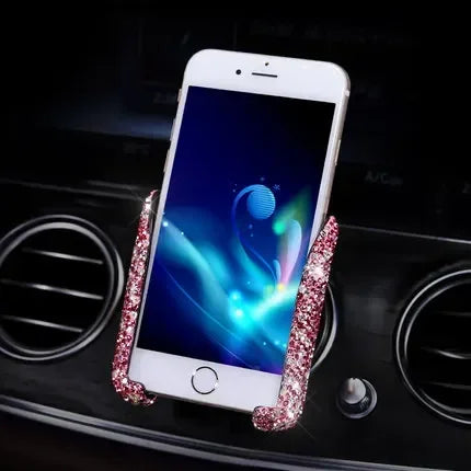 bling phone holder for car dashboard