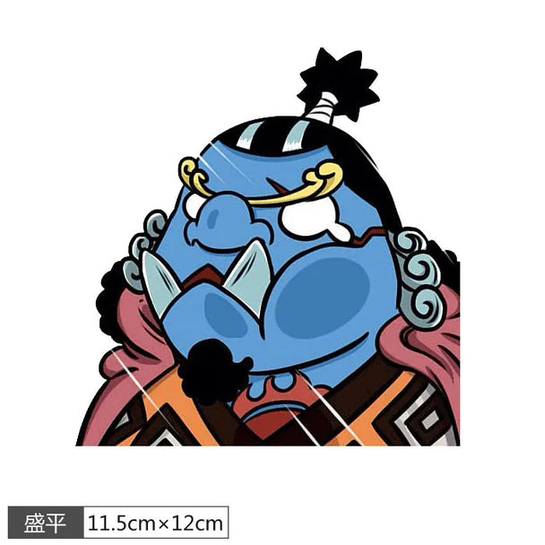 Funny anime car stickers