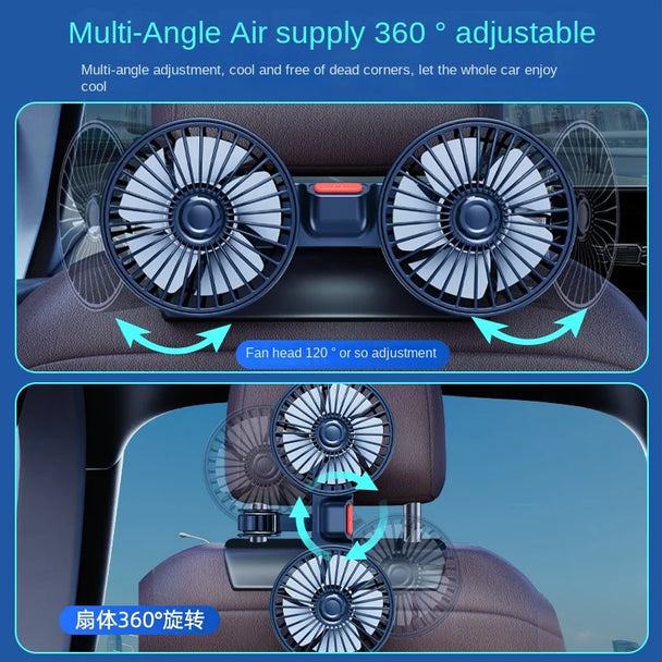Premium  Car Rear Seat Fan
