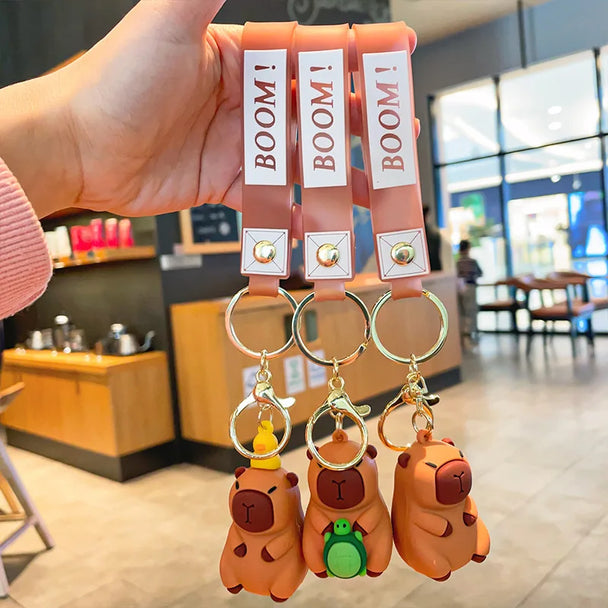 Cute Capybara Car Keychain Gifts