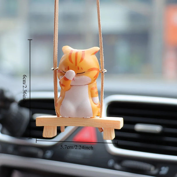 Cat Swing Car Accessories Hanging Accessories