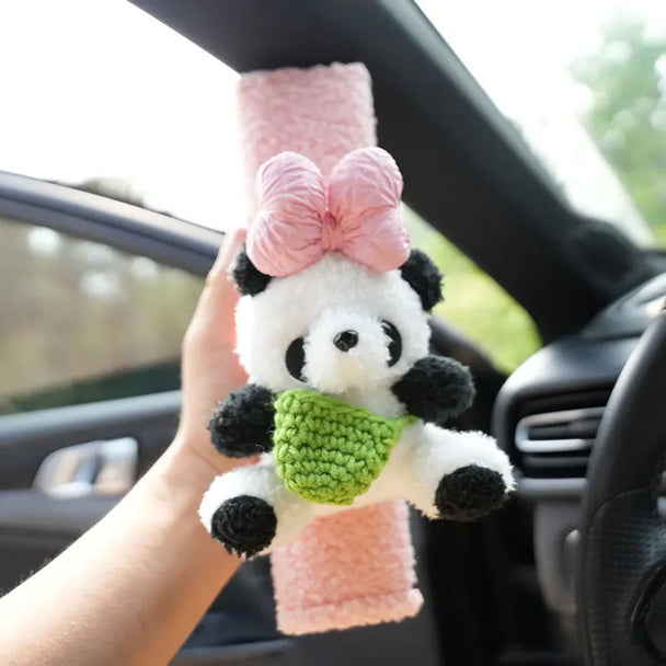 Panda Car Seat Belt Cover