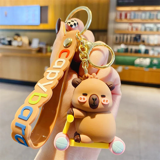 Cute Capybara Car Keychain Gifts