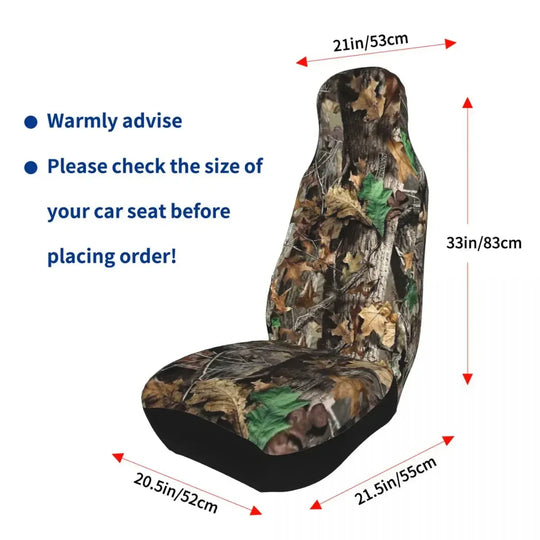 Camo Car Seat Cover – Premium Tactical Automotive Protection