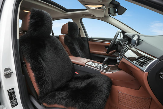 Luxurious Sheepskin Car Seat Cover – Premium Wool-Inspired Comfort for Every Journey