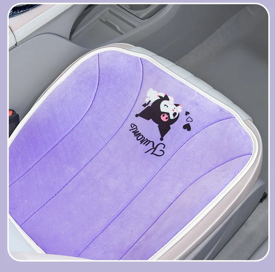 Hello Kitty & My Melody Kuromi Winter Plush Car Seat Cushion