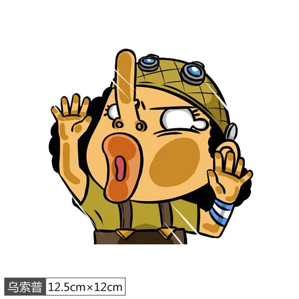 Funny anime car stickers