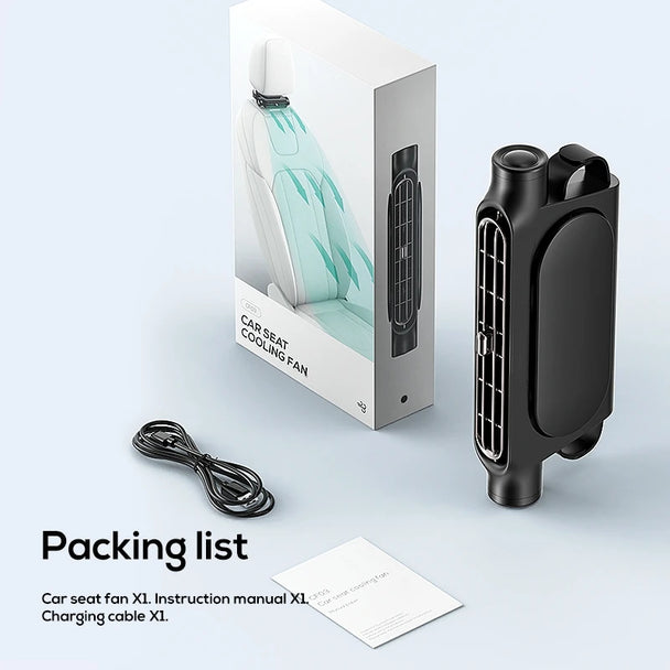 Mini fan for car seat