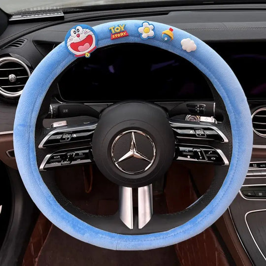 Soft Cartoon Character Steering Wheel Covers