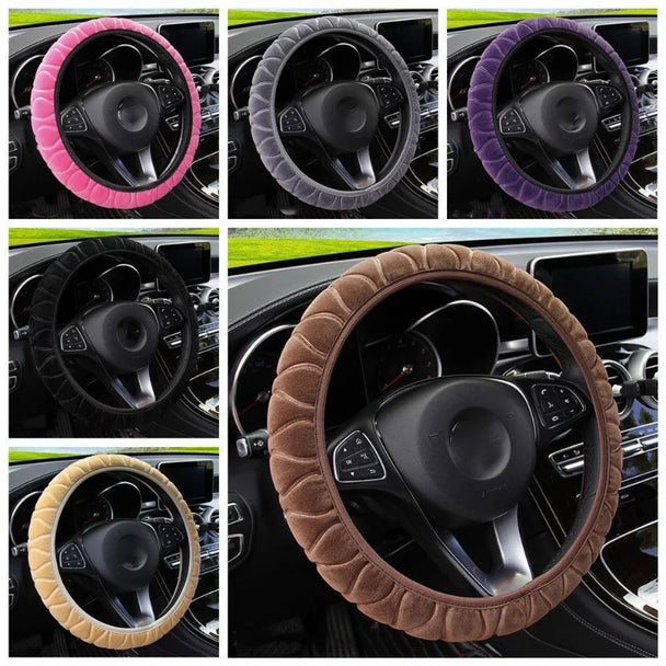 Luxury Steering Wheel Covers | Winter Soft Warm Plush