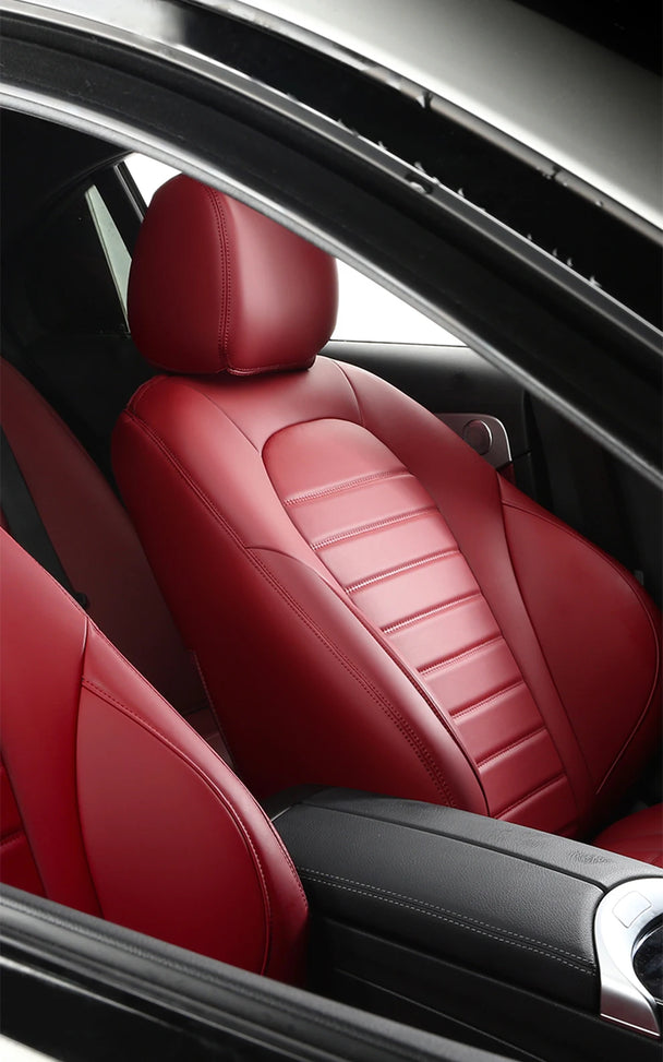 Luxury Car Seat Cover – Premium Nappa Leather Protection for Mercedes W205