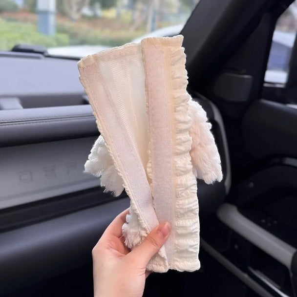 Cute Rabbit Plush Car Seat Belt Shoulder Protector