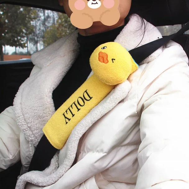 Cartoon Safety Belt Cover For Car | Cute Bear Rabbit&nbsp;
