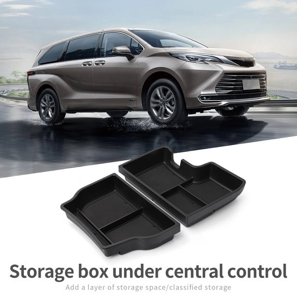 car center console organizer Toyota sienna