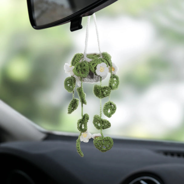 Hanging Plant Crochet for Car Decor