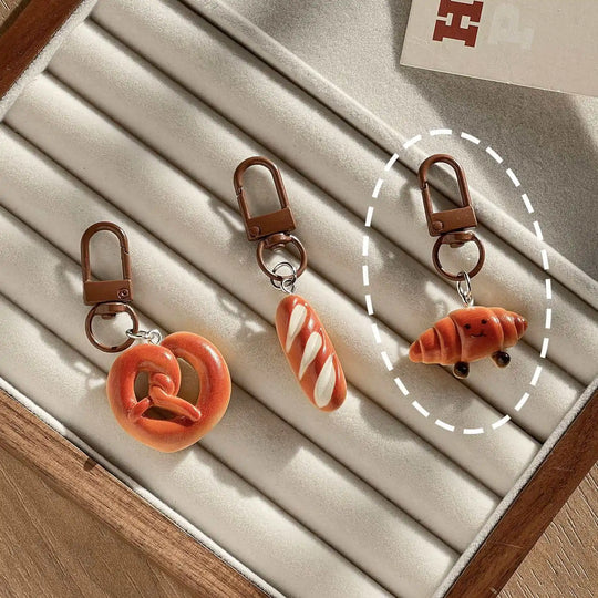 Bread Cute Keychain Car Keychains