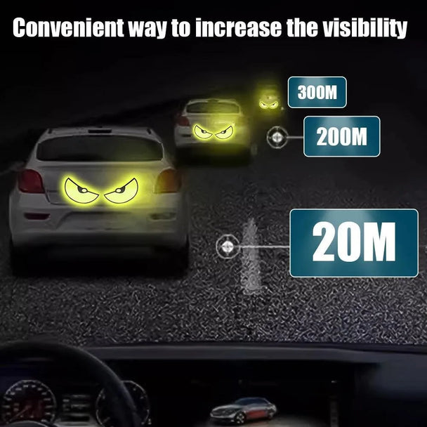 Reflective Car Sticker for Enhanced Night Visibility and Safety