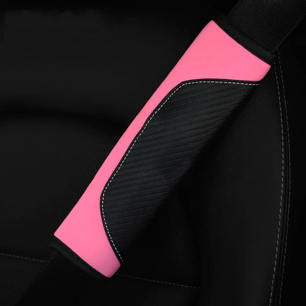 Leather Car Seat Belt Safety Cover For Man